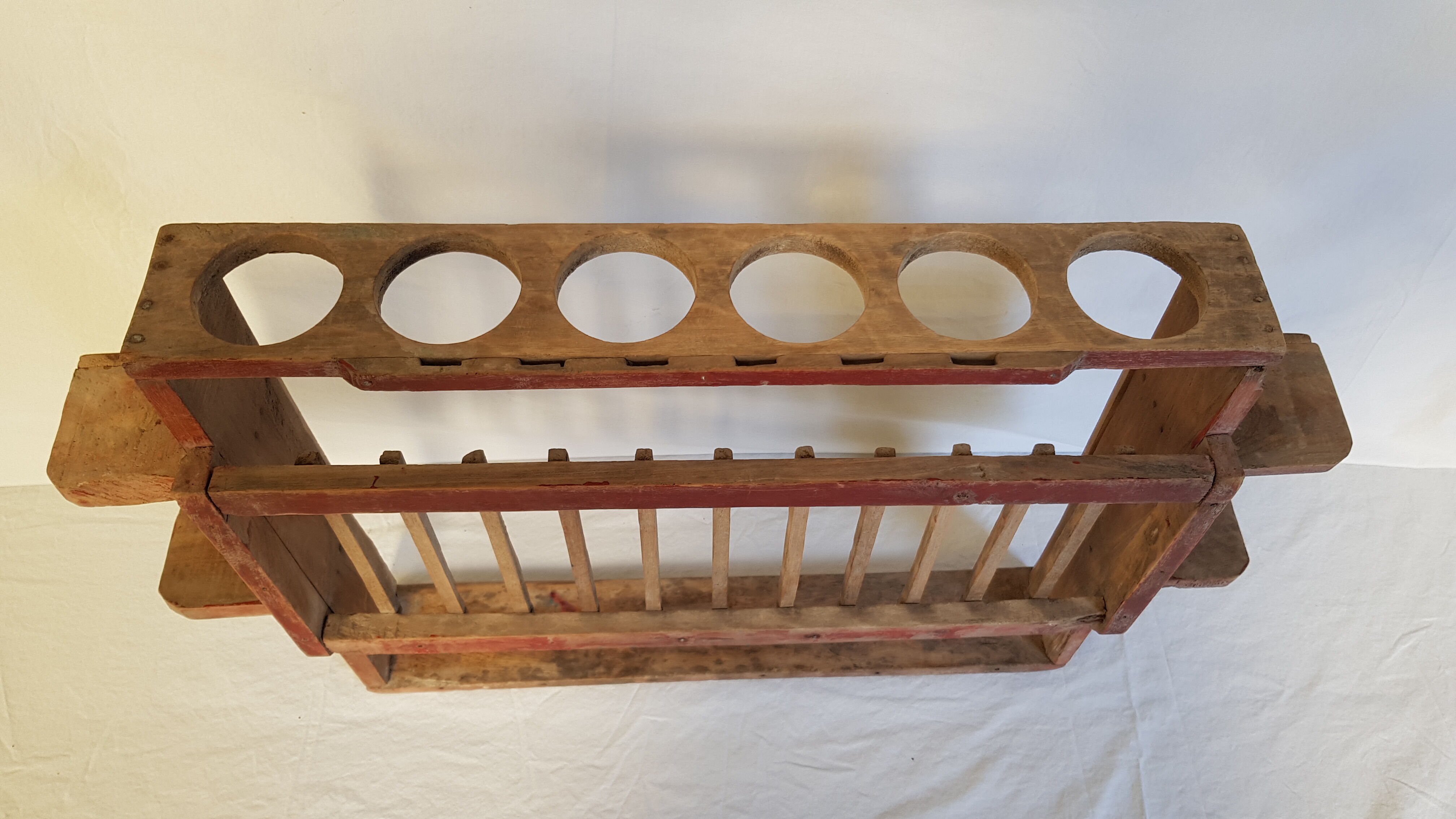 Old wall shelf - Burmese teak racker