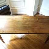 Farm table in oak with 1 drawer