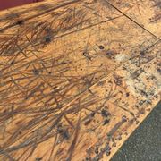 Table desserte en sapin