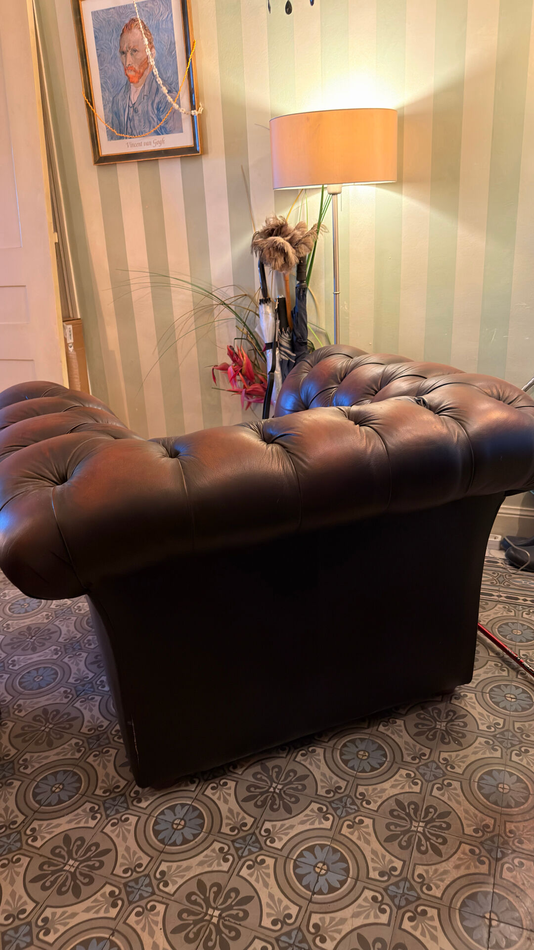 Chesterfield armchair