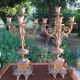 Pair of bronze candelabra nineteenth century