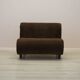 Brown armchair, Italian design, 1970s, made in Italy