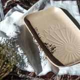 Plat plata grège mat XL