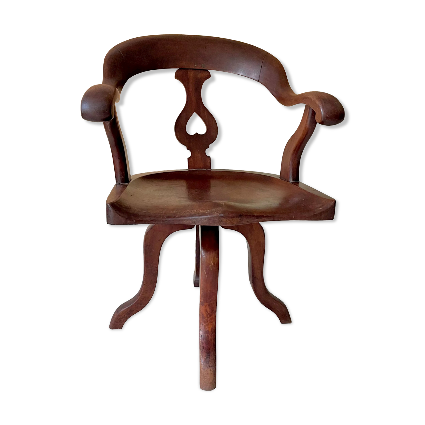 Sailor's armchair in swivel teak