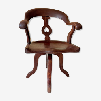 Sailor's armchair in swivel teak