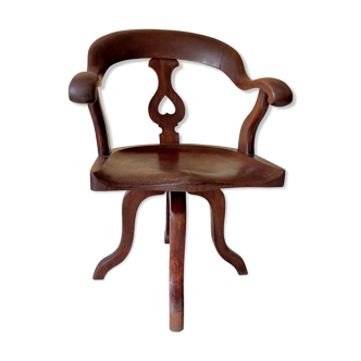 Sailor's armchair in swivel teak