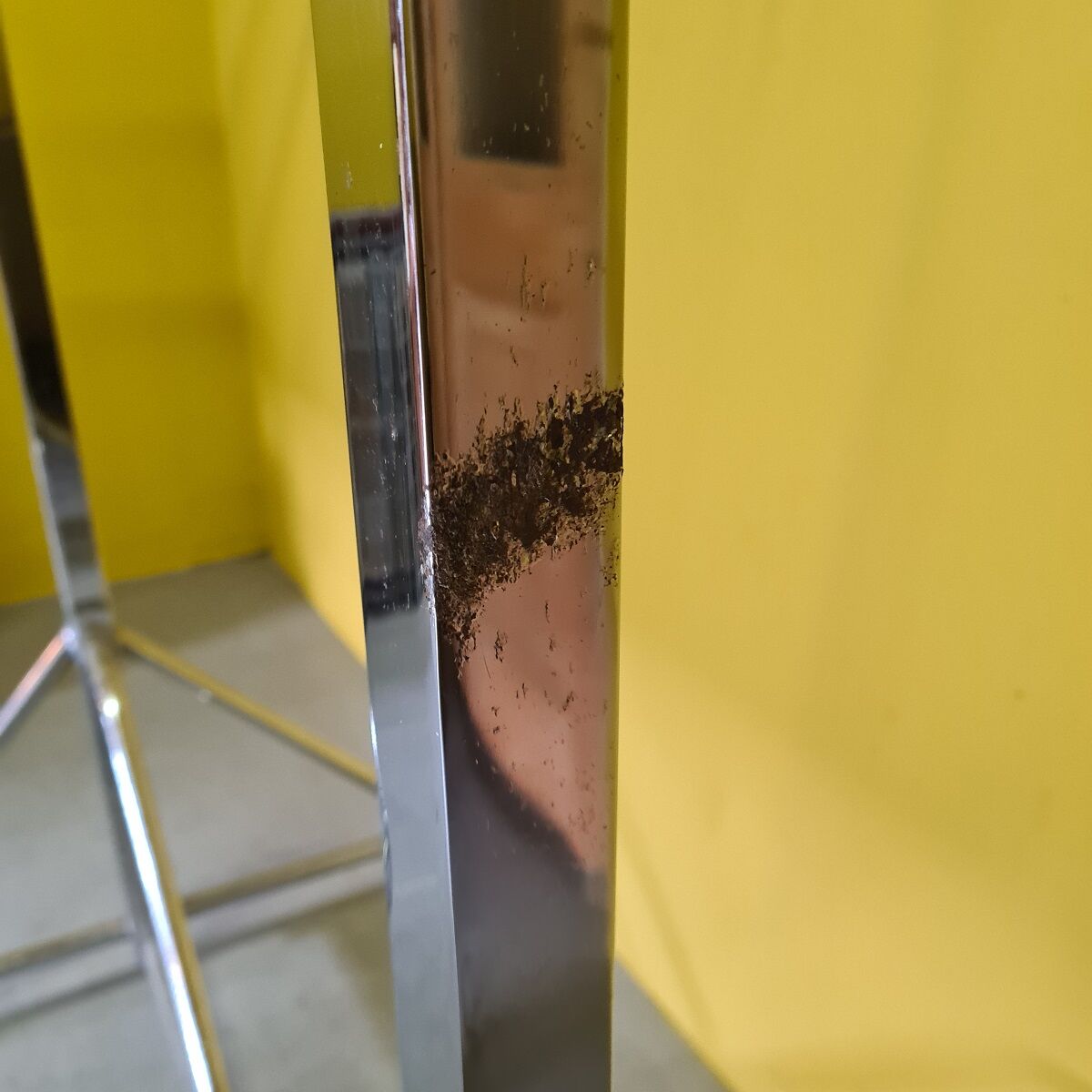 Vintage Dutch Industrial Chrome Coat Rack by Oostwoud