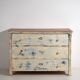 Antique chest of drawers with blue patina (c.1920) #17