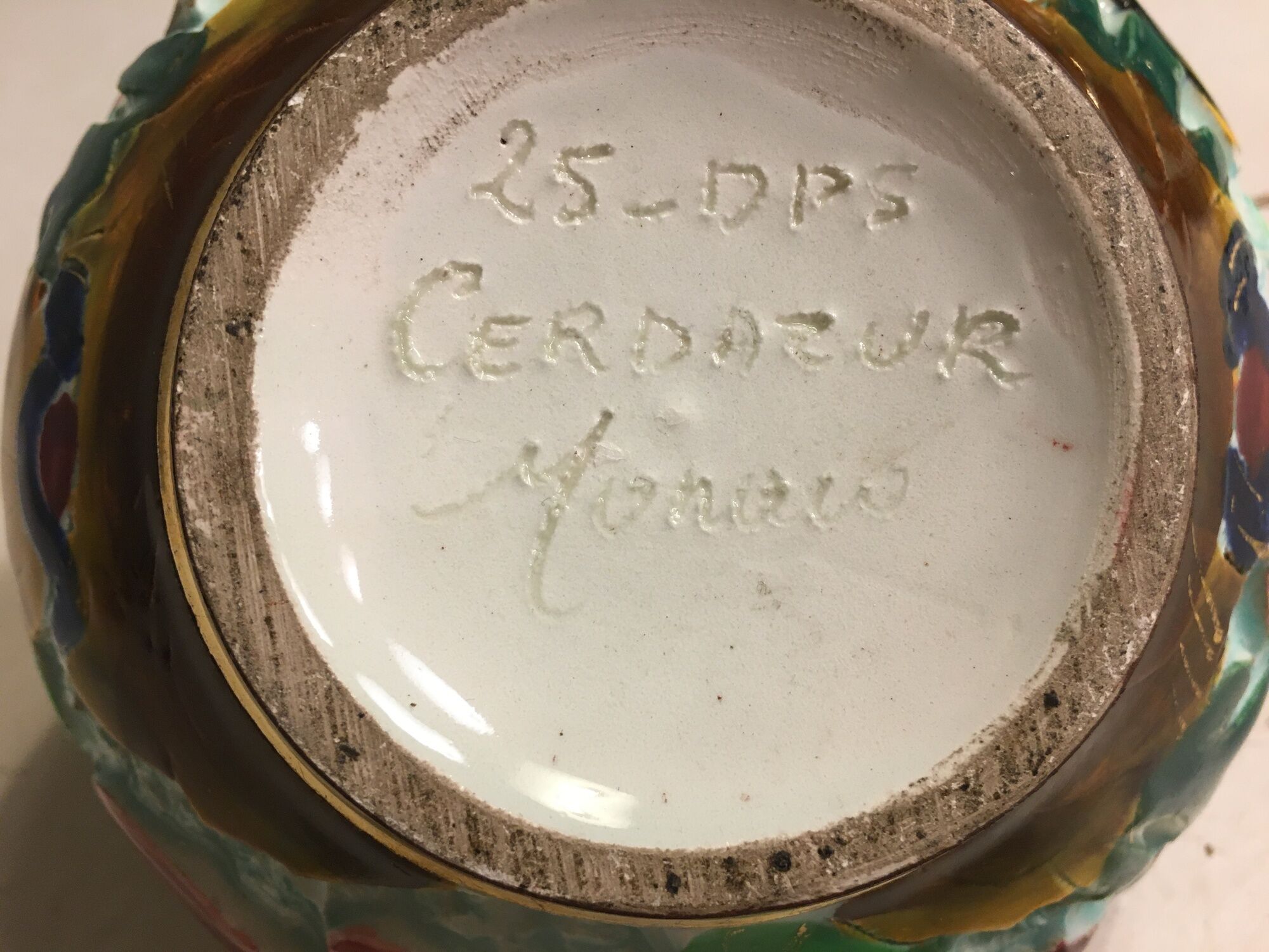 faience vallauris lot of ceramics Lamarche cerart and cerdazur