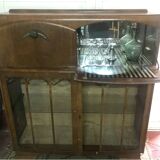 1930s Art Deco bar display cabinet secretary