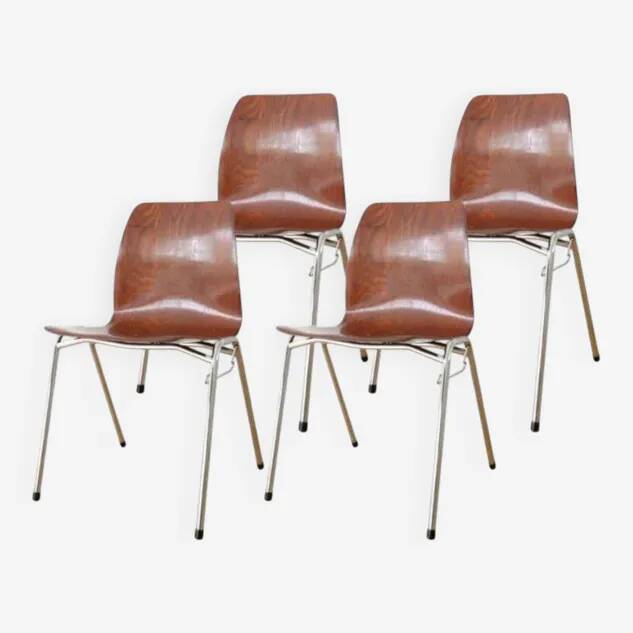 Ensemble de chaises Pagholz, Allemagne années 1970