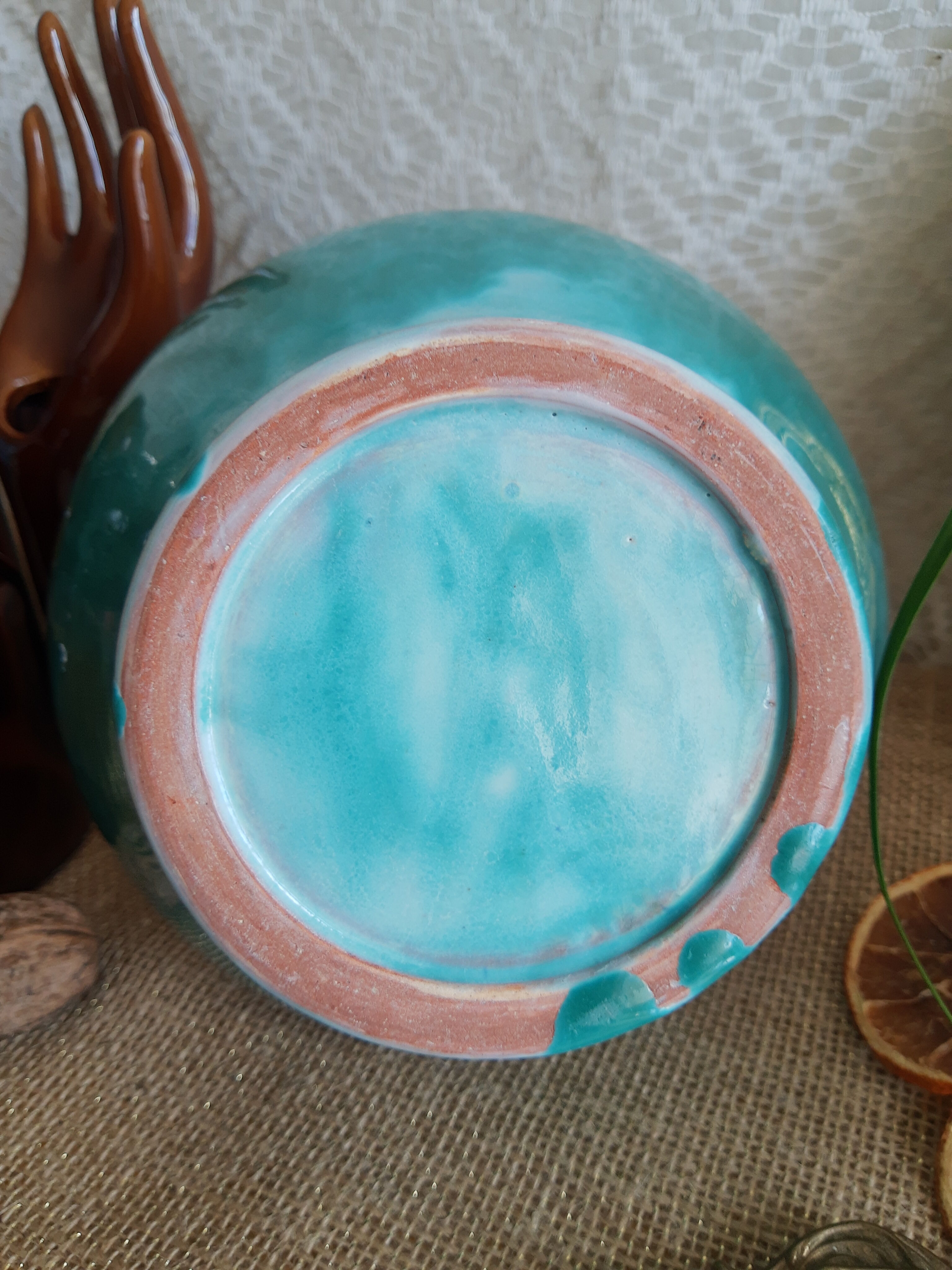 Vase pique vintage flowers