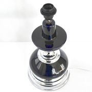 Vintage ceramic & steel lamp 1970
