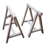 Pair of carpenter's trestles 1900