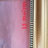 Painted painting on wood