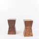 Pair of side tables from around 1950 in the style of Christian Liaigre.