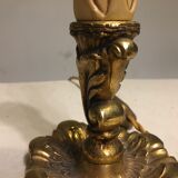 Pair of bronze candlesticks