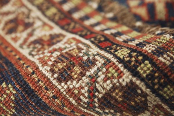 Ancient Persian carpet Shira from the 1880s, 80x120cm.