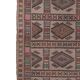Vintage Turkish rug from Oushak, hand-woven 161x226 cm