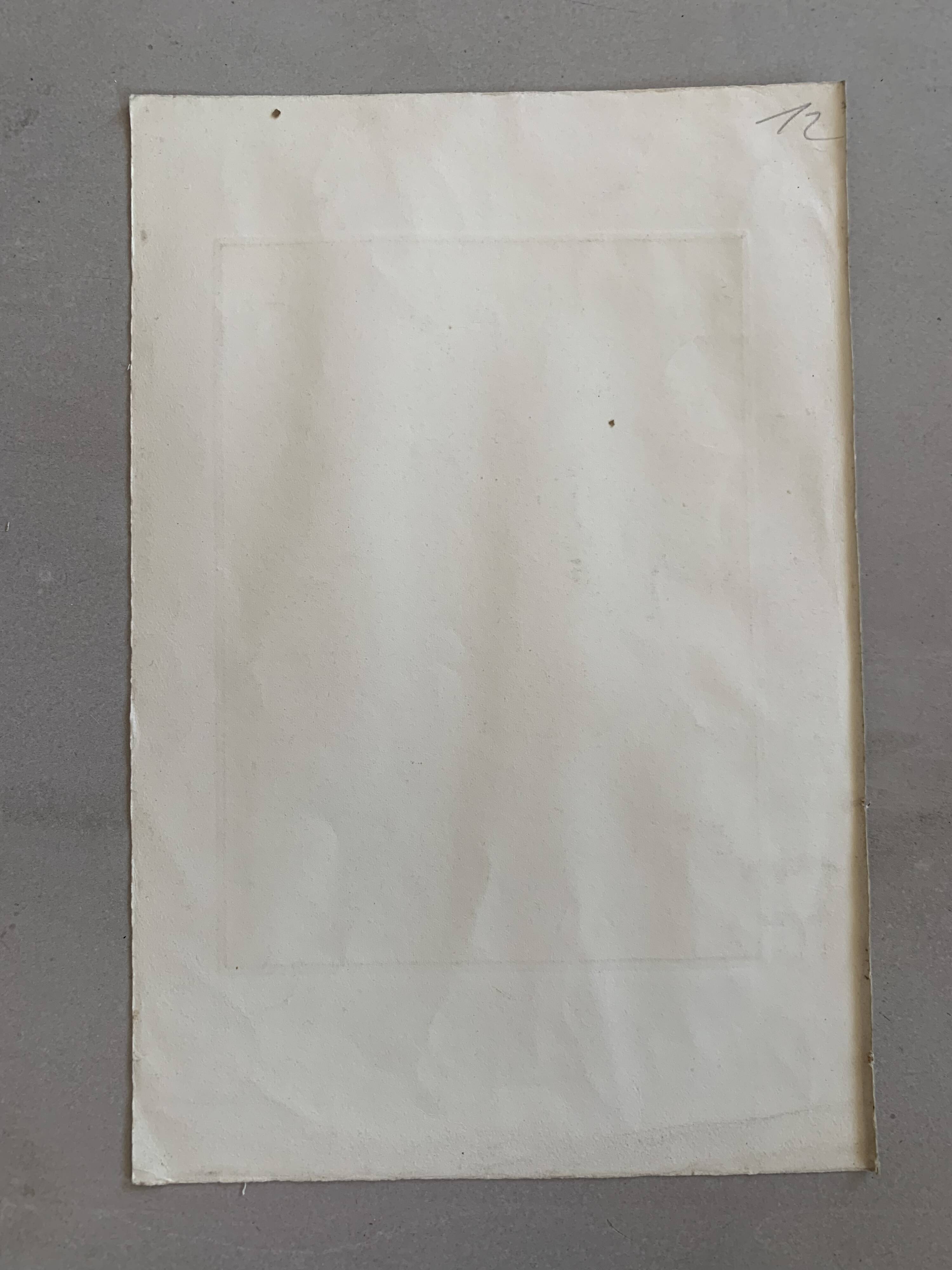 Gravure couleur / A. Legrand / La Pénitence