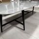 Table basse Roche Bobois octet plateau en verre coloré