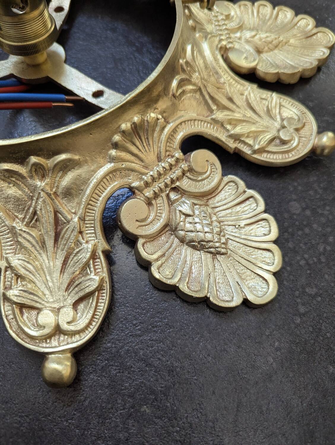Art Nouveau ceiling light, table lamp in pressed-molded glass