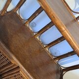 Rattan shelf