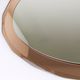 Cristal Arte Pink Oval Rosé Mid-Century Wall Mirror, Italy, 1960s
