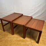 Mid-Century Retro Vintage Teak Nest of Tables – Made in Denmark by A/S Moge