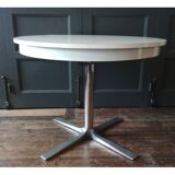 Vintage round table with extensions 1970
