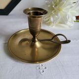 Brass hand candlestick