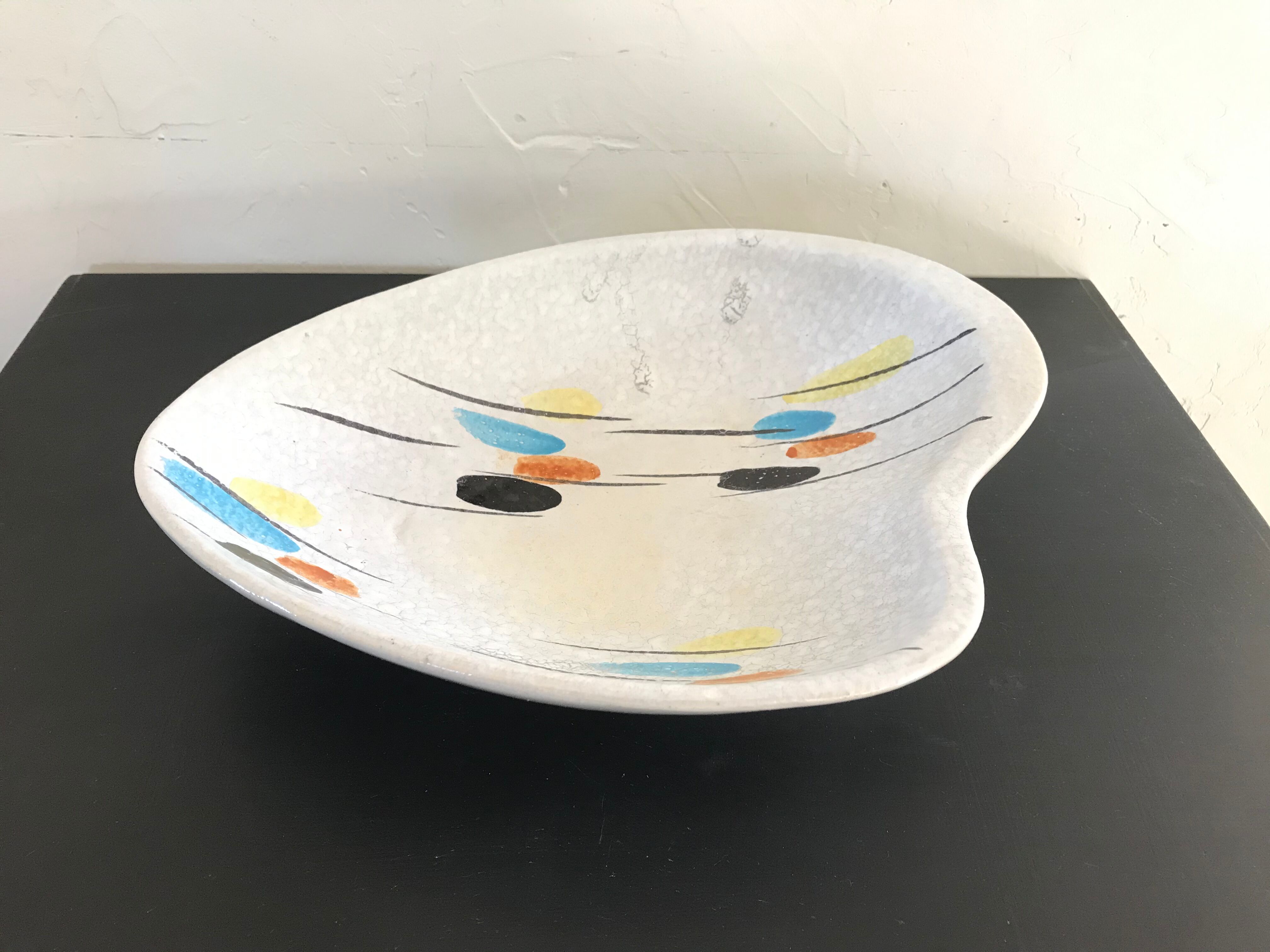 Ceramics west Germany dish circa 1950