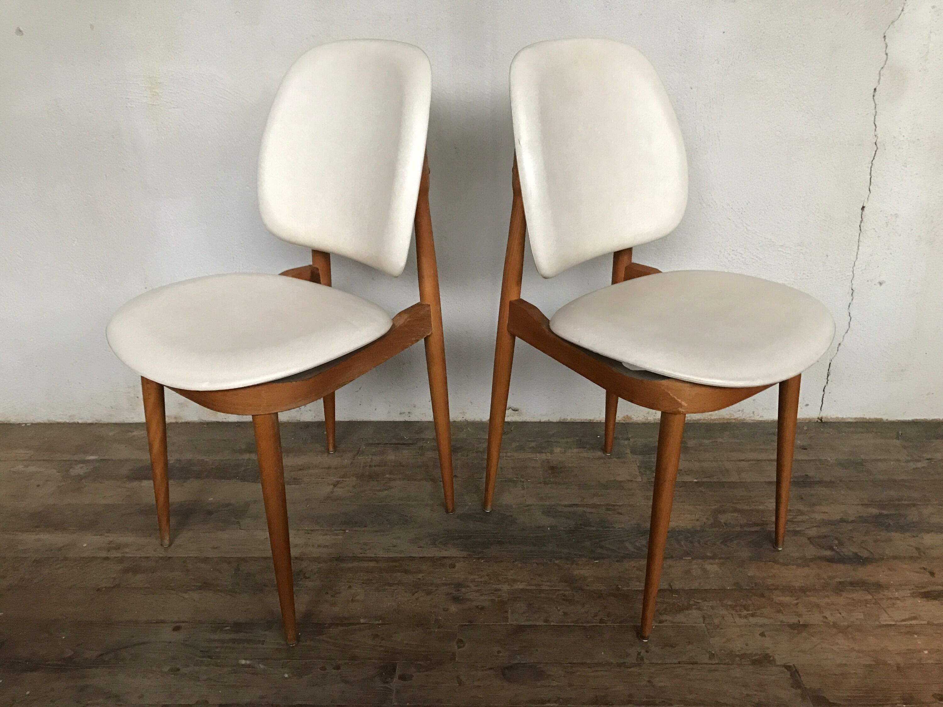 4 chairs vintage baumann