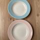 Set de 2 assiettes creuses Boch frères la louvière