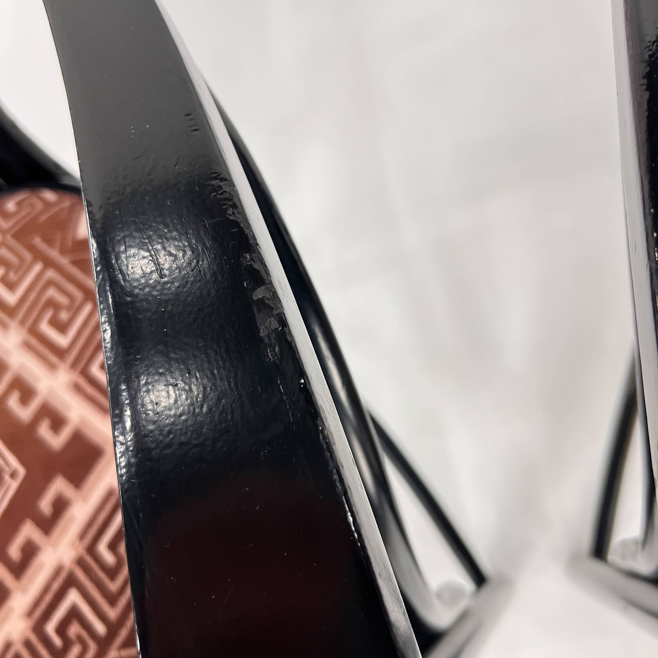 Set of 4 Black Lacquered Model 225 Thonet Armchairs, 1980s