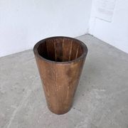 Porte parapluie bois sculpté 1950