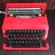 Olivetti Valentine typewriter by Ettore Sottsass