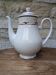 Guy Degrenne Limoges porcelain coffee pot sample with gilding