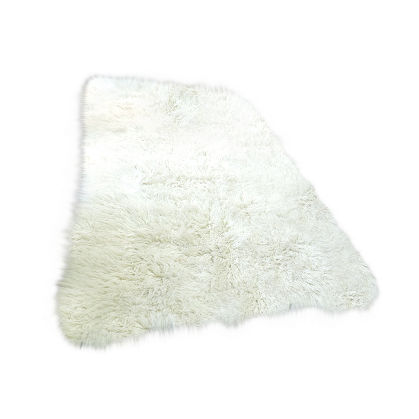 Greek flokati wool rug 1970 - 255x160cm