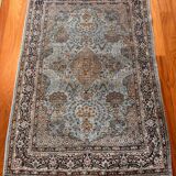 Antique Ghoum carpet from Iran in silk.