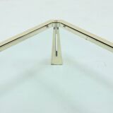 Solid brass sculptural coffee table by Peter Ghyczy 1980s