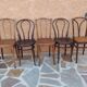 Suite of 6 mismatched bistro chairs Thonet and J&J kohn 1920