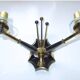 Paire d’appliques spoutnik 1950