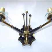 Pair of sputnik wall lights 1950