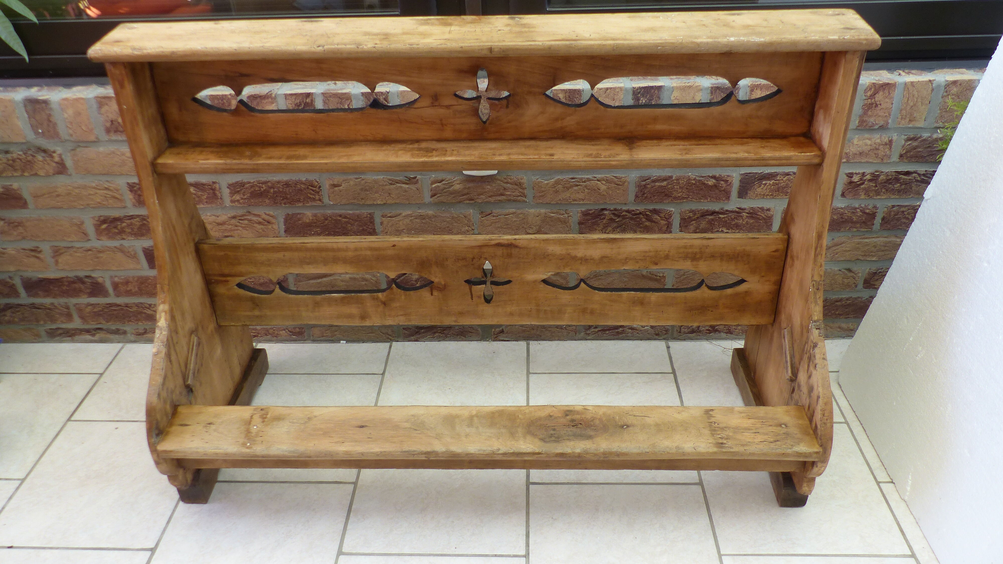 Old church pew