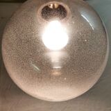Globe 1970 blown glass bulb hanging