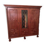 Armoire en chêne de style espagnol, début du XXe siècle