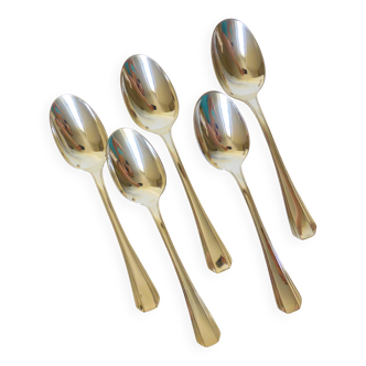 5 Christofle Art Deco style silver-plated tablespoons 2106257