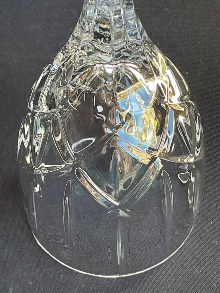 Bohemia - glasses on foot (6) - Modern mid-century - Lead crystal 24% Pbo