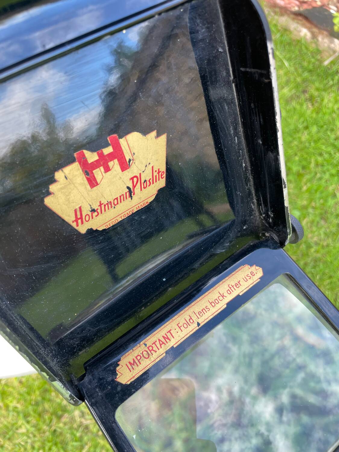 Hadrill Hortsmann Pluslite lamp vintage 1950